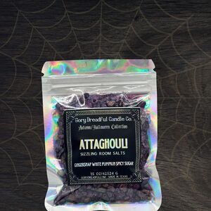Attaghoul! Sizzling Room Salt Crystal Potpourri: Gingersnap White Pumpkin - Mini